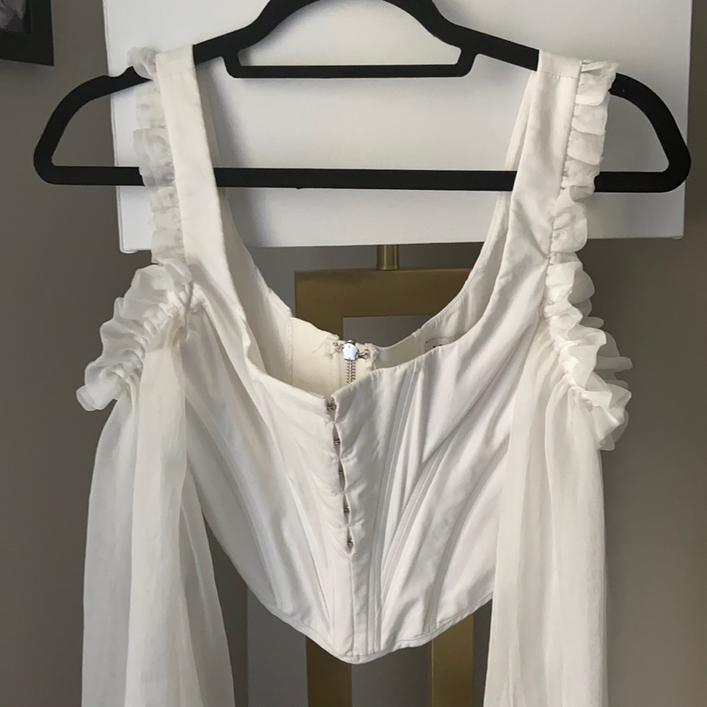 House of CB Claudette Corset Drop Sleeves Small